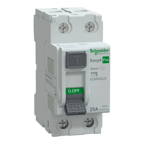 EASY9 PRO KAÇAK AKIM KORUMA RÖLESİ, 2P, 25A, 30mA, AC TİPİ