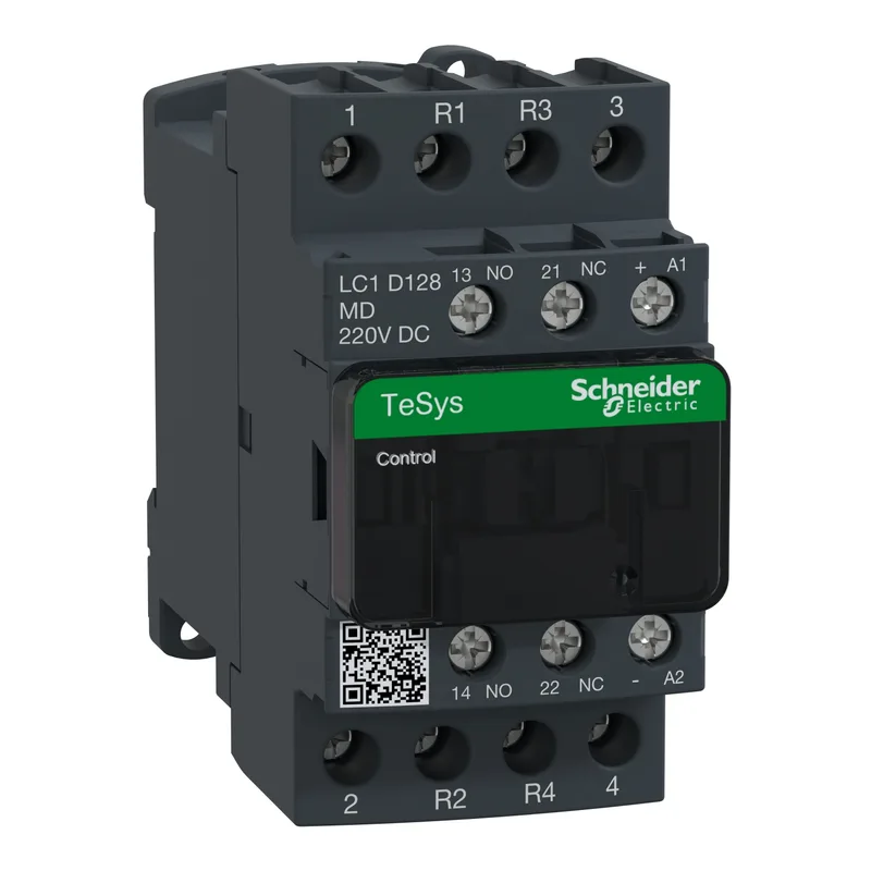 SCHNEIDER LC1D128MD TESYS DECA ANA KONTAKTÖR, 220VDC, 25A, 4P(2NO+2NC)