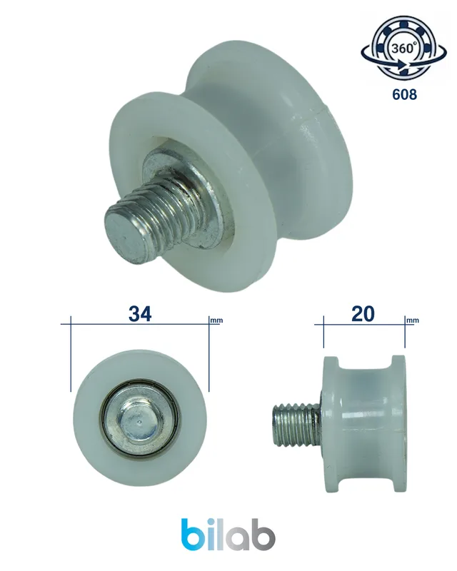 NO-BRAND DR1011 DOOR ROLLER, KAPI MAKARASI