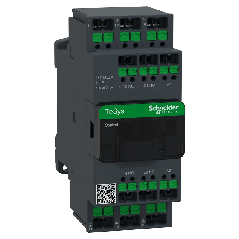 SCHNEIDER LC1D32AKUE TESYS DECA ANA KONTAKTÖR, 220VDC, 32A, 3P(3NO)
