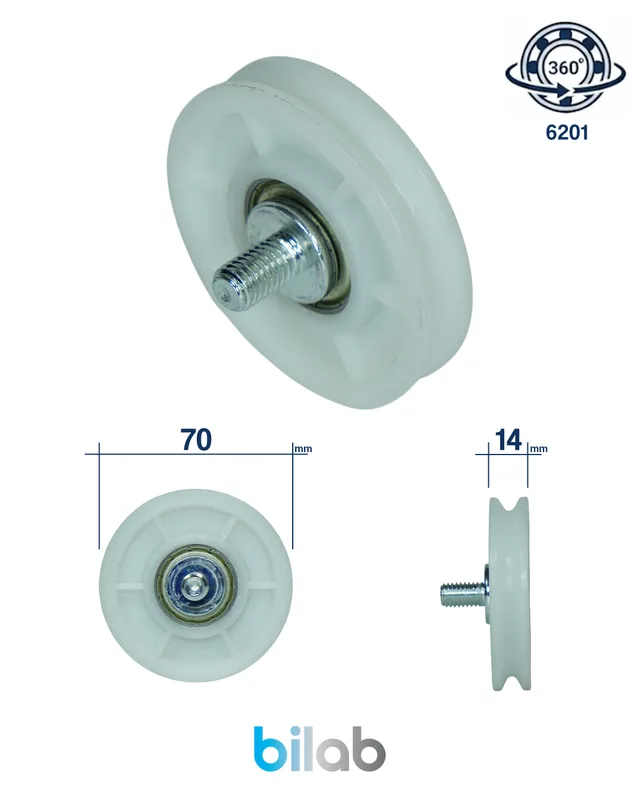 WITTUR DR1002 DOOR ROLLER, KAPI MAKARASI