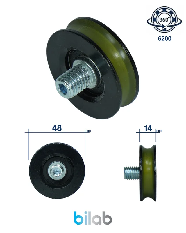 THYSSENKRUPP 19031501 DOOR ROLLER, KAPI MAKARASI