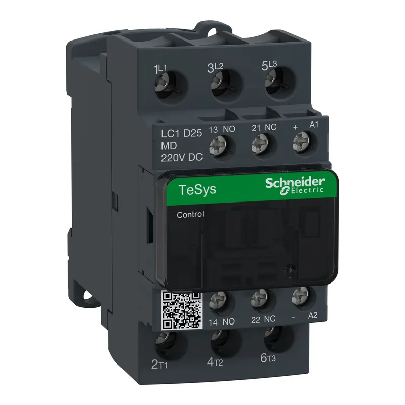 SCHNEIDER LC1D25MD TESYS DECA ANA KONTAKTÖR, 220VDC, 25A, 3P(3NO)
