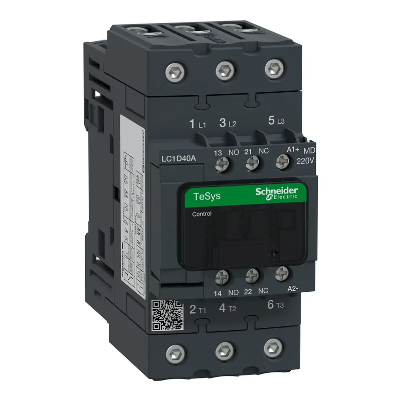 SCHNEIDER LC1D40AMD TESYS DECA ANA KONTAKTÖR, 220VDC, 40A, 3P(3NO)