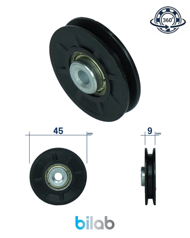 NO-BRAND DR1014 DOOR ROLLER, KAPI MAKARASI