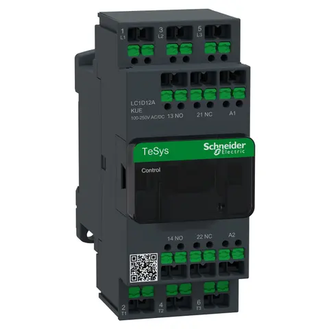TESYS DECA ANA KONTAKTÖR, 220VDC, 12A, 3P(3NO)