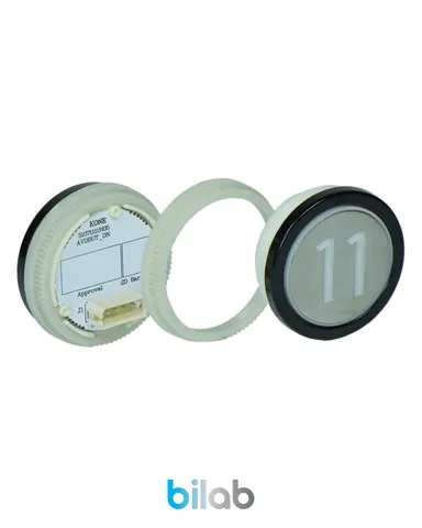 KDS ACC BUTON, BEYAZ, YUVARLAK, SOMUNLU, SBS.11
