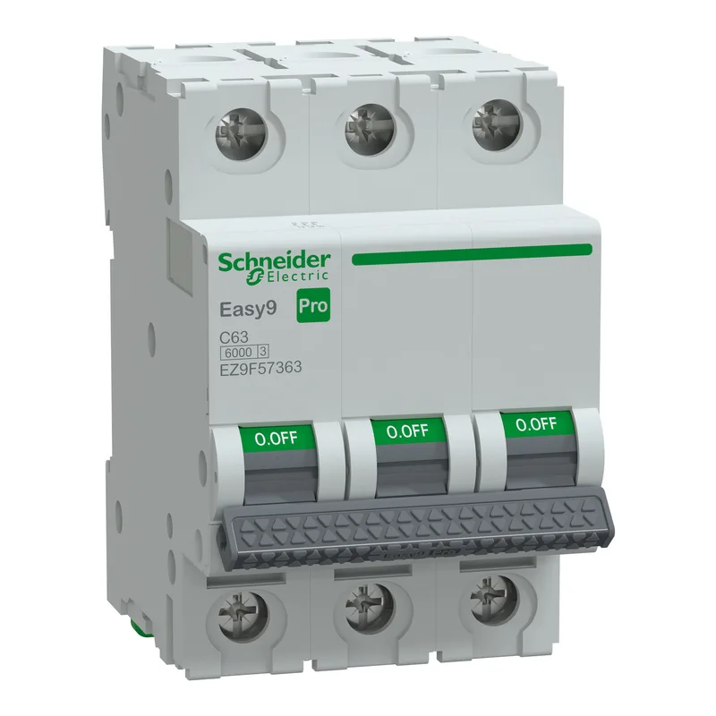 SCHNEIDER EZ9F57363 OTOMATİK SİGORTA, EASY9 PRO, 3P, 63A