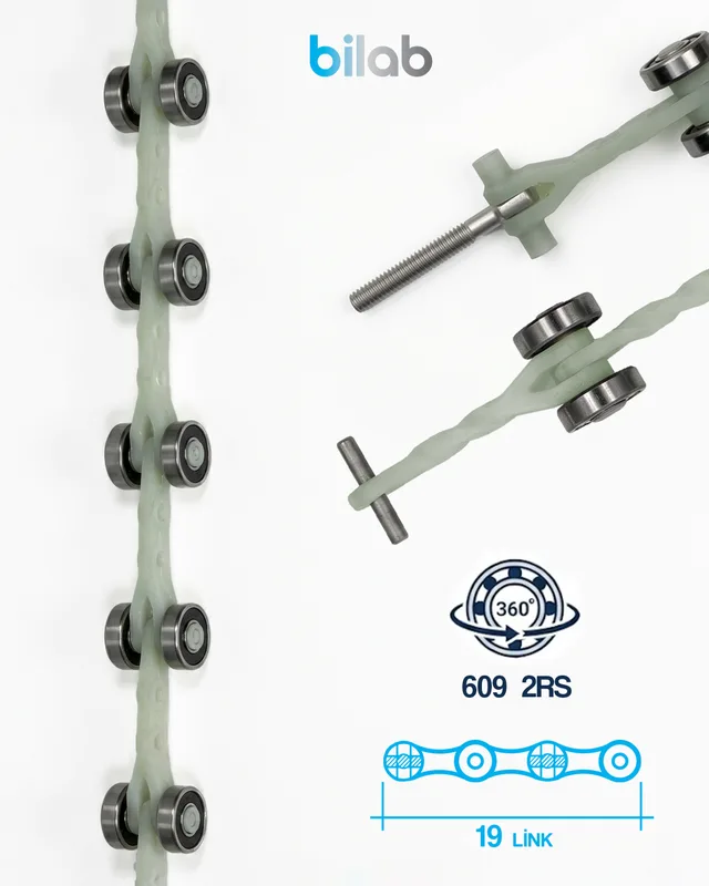 UNIPARTS ID.NR.50645230-19 EL BANDI DÖNÜŞ RULMAN ZİNCİRİ, 19 LINK