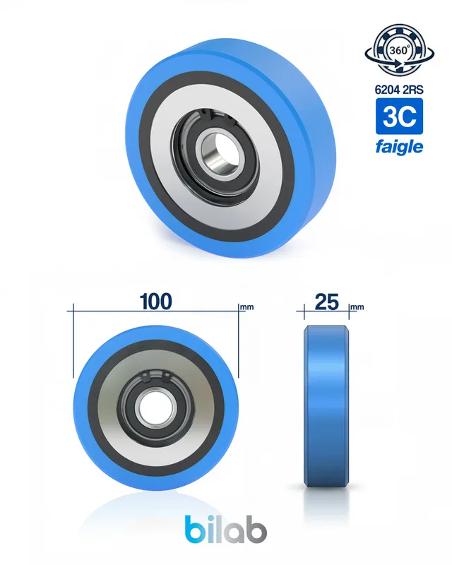 FAİGLE 044.01192 2C, YÜRÜYEN MERDİVEN BASAMAK MAKARASI, D100, B25