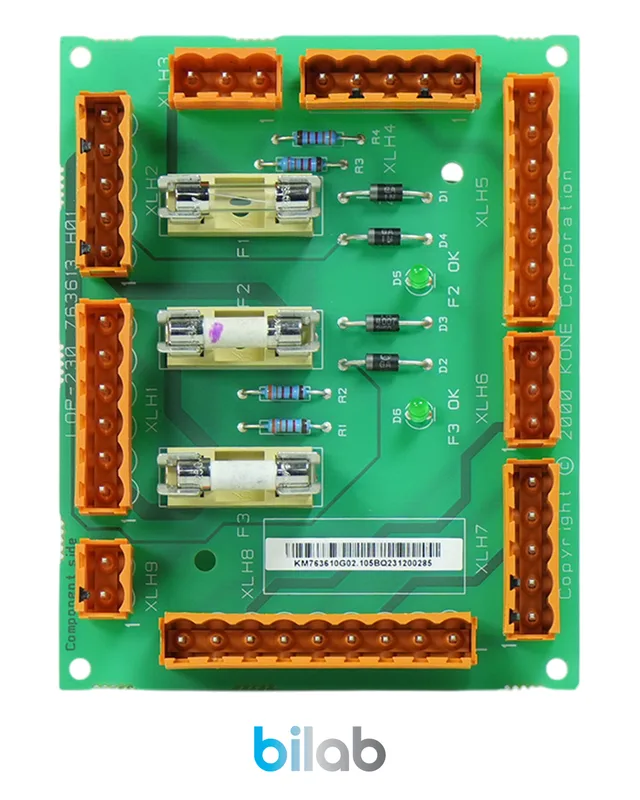 KONE KM763610G02 SAFETY BOARD, EMNİYET DEVRESİ SİGORTA KARTI