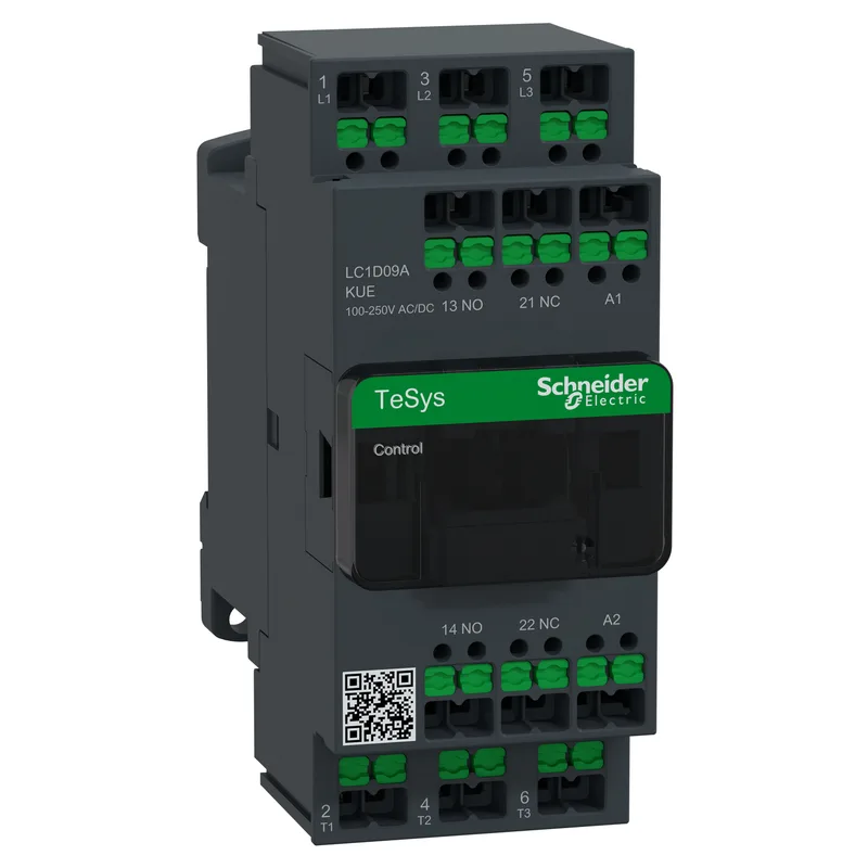 SCHNEIDER LC1D09AKUE TESYS DECA ANA KONTAKTÖR, 220VDC, 9A, 3P(3NO)