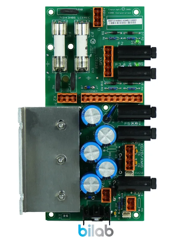 KONE KM713140G02 LCEREC, GÜÇ DAĞITIM KARTI, SİGORTA KORUMALI
