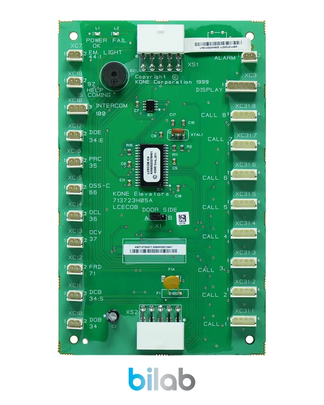 KONE KM713720G71 LCECOB, KABİN BUTON YERİ KONTROL KARTI